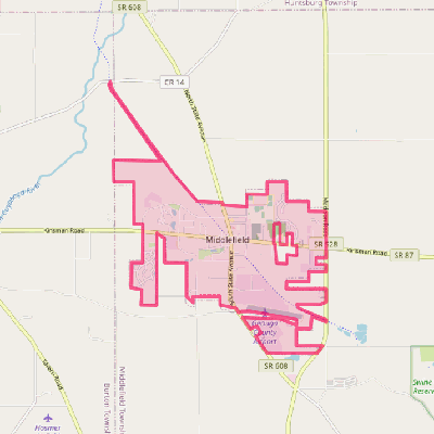 Map of Middlefield