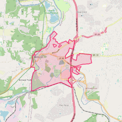 Map of Milford