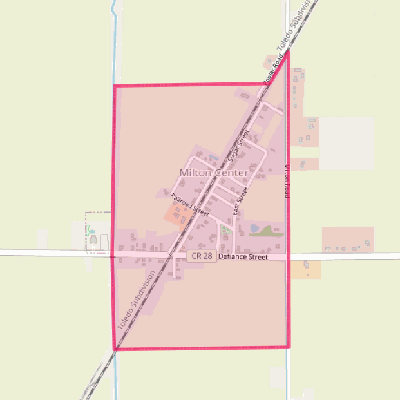 Map of Milton Center