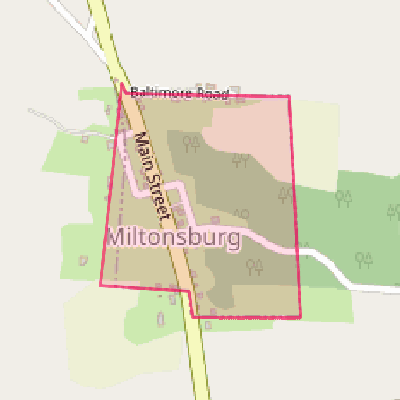 Map of Miltonsburg