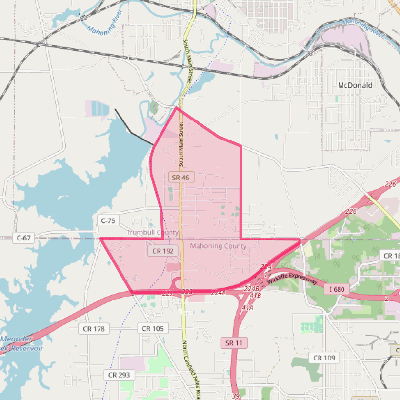 Map of Mineral Ridge