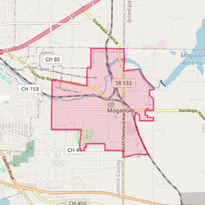 Map of Mogadore