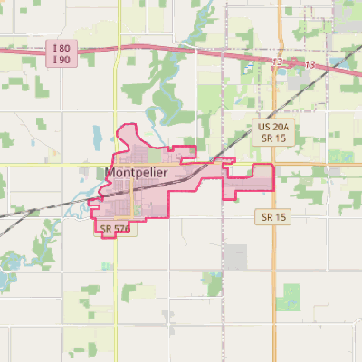 Map of Montpelier