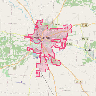 Map of Mount Vernon