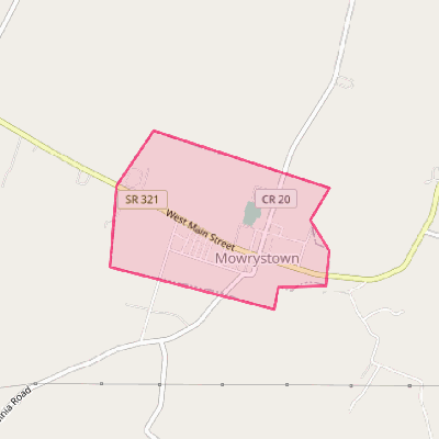 Map of Mowrystown