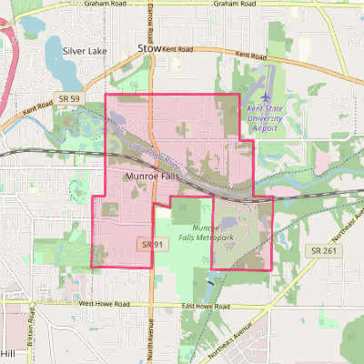 Map of Munroe Falls