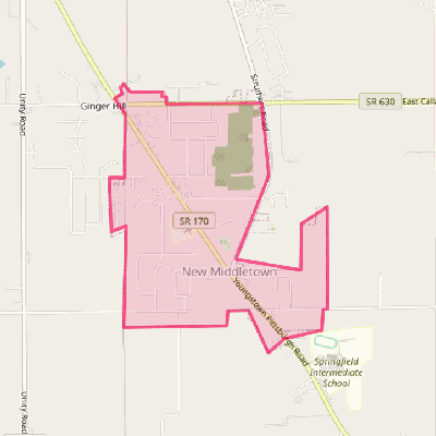 Map of New Middletown