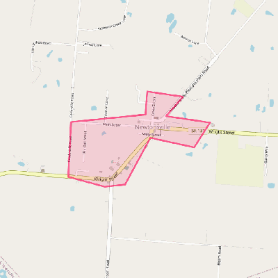 Map of Newtonsville