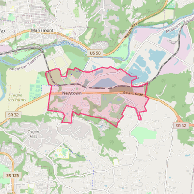 Map of Newtown