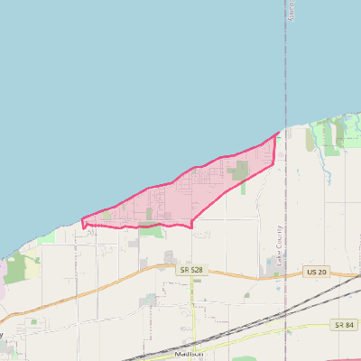 Map of North Madison