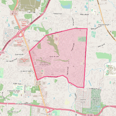 Map of Northbrook