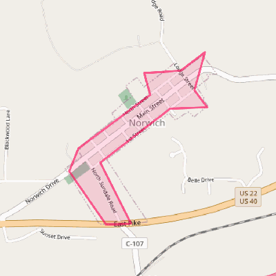 Map of Norwich