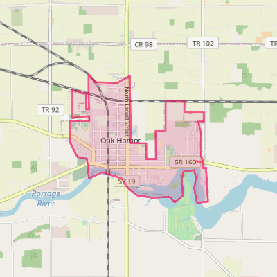 Map of Oak Harbor