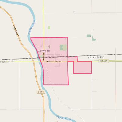 Map of Oakwood