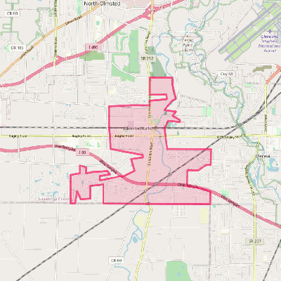 Map of Olmsted Falls