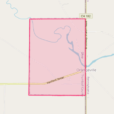 Map of Orangeville