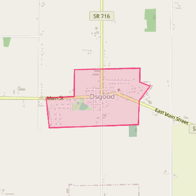 Map of Osgood