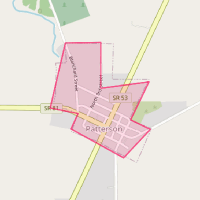 Map of Patterson