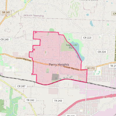 Map of Perry Heights