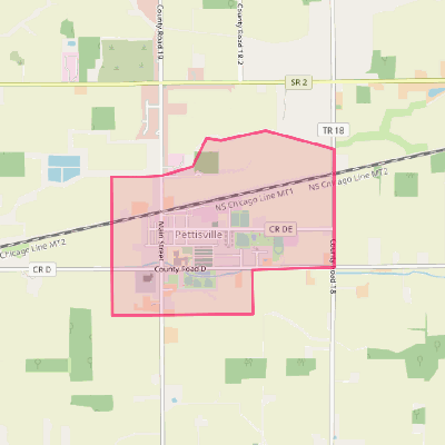 Map of Pettisville