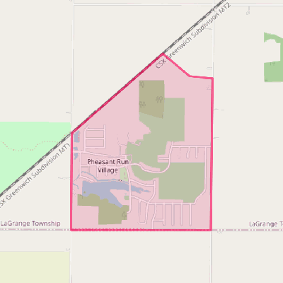 Map of Pheasant Run