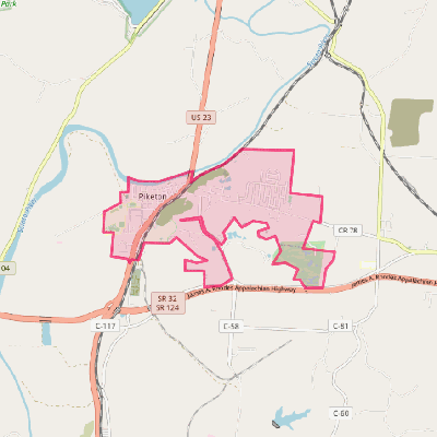 Map of Piketon