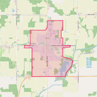 Map of Pioneer