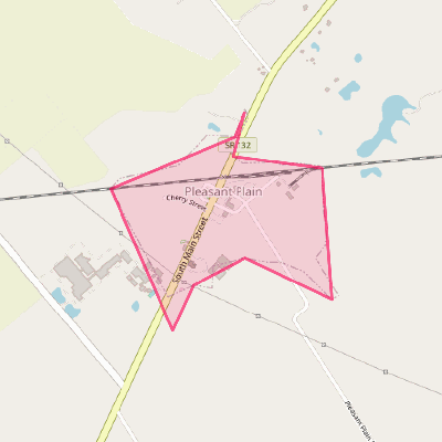 Map of Pleasant Plain