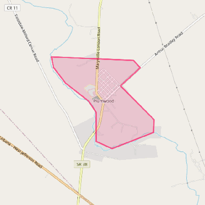 Map of Plumwood