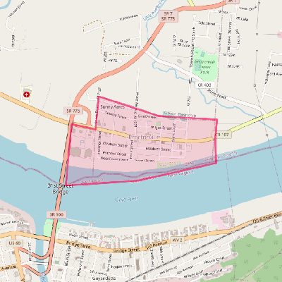 Map of Proctorville