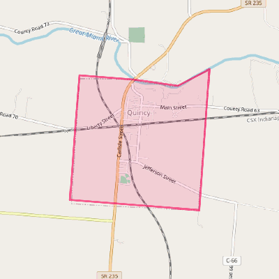 Map of Quincy