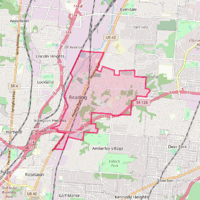 Map of Reading