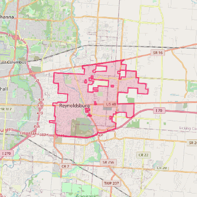 Map of Reynoldsburg