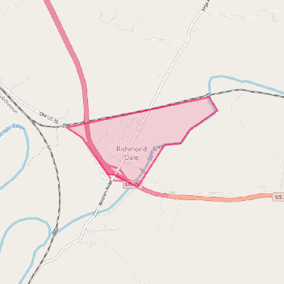 Map of Richmond Dale