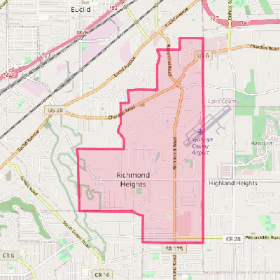 Map of Richmond Heights