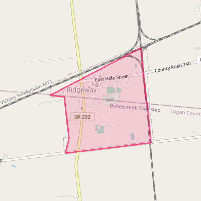 Map of Ridgeway