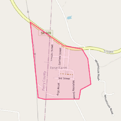 Map of Rose Farm