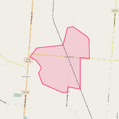 Map of Rosewood