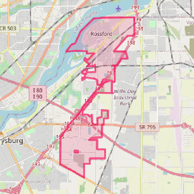 Map of Rossford