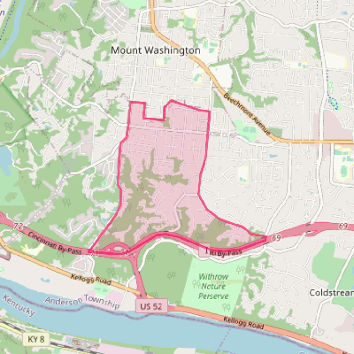 Map of Salem Heights