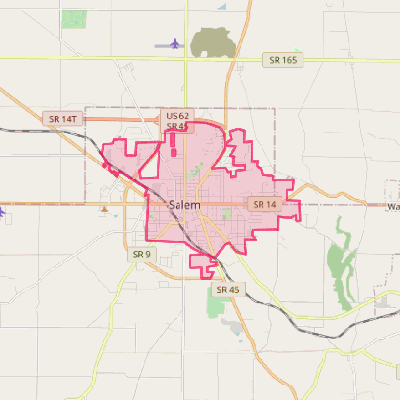 Map of Salem