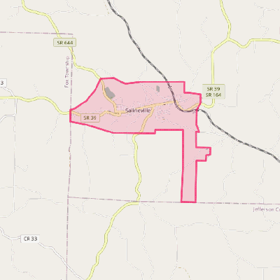 Map of Salineville