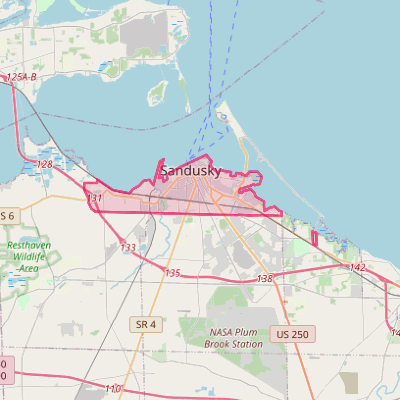 Map of Sandusky