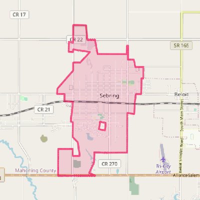 Map of Sebring