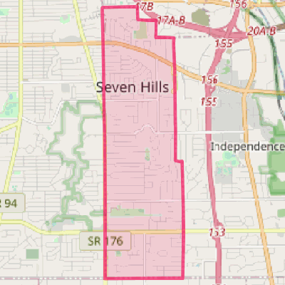 Map of Seven Hills