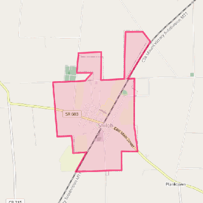 Map of Shiloh