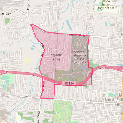 Map of Skyline Acres