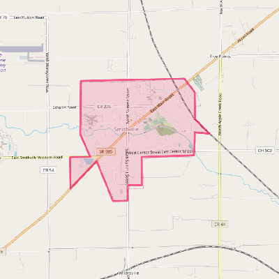 Map of Smithville