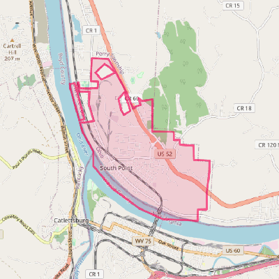 Map of South Point