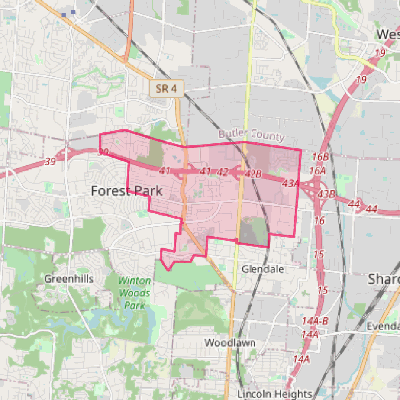 Map of Springdale